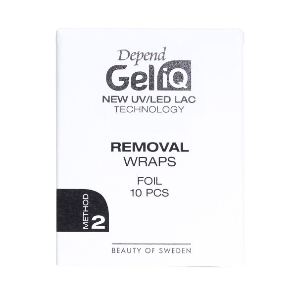 Gel iQ Removal Wraps Folie 10pcs