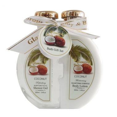 Glamorous Body & Bath Gift Set Coconut 2x160ml