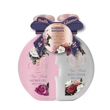 Glamorous Body & Bath Gift Set Fresh Bouquet 2x160ml