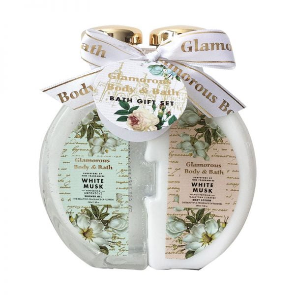 Glamorous Body & Bath Gift Set White Musk 2x160ml