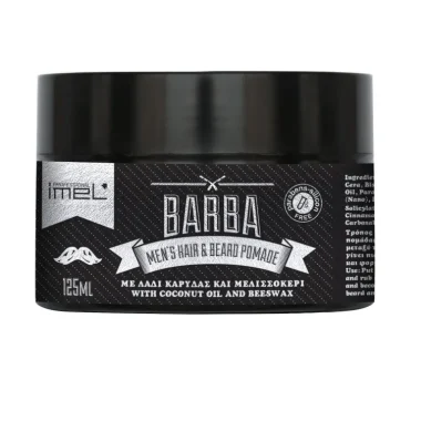 Barba Men's Hair & Beard Pomade 125ml