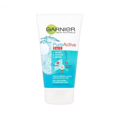 Pure Active 3in1 Clay Wash Scrub Mask 150ml