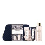 Velvet Rose & Peony Bag of Luxuries Set - Body Cream 50ml + Hand Cream 50ml + Body Wash 250ml