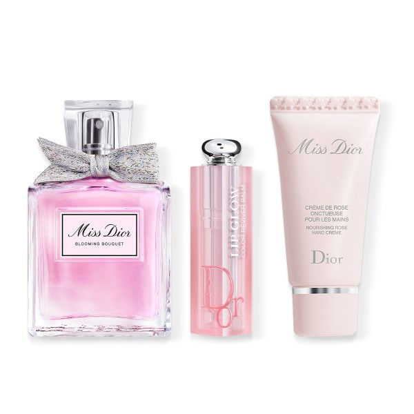 Miss Dior Blooming Bouquet Set - Eau de Toilette 30ml + Lip Glow 001 Pink + Hand Cream 20ml