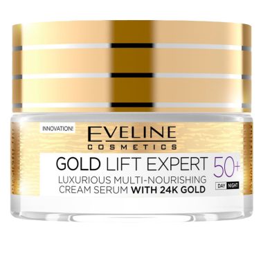 Gold Lift Expert 50+ Luxurious Multi-Nourishing Cream Serum Day+Night 50ml
