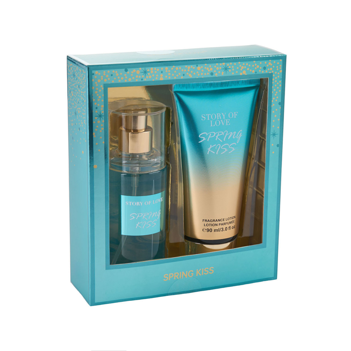 Spring Kiss Set Body Lotion 90ml & Body Mist 88ml Spring Kiss Set Body Lotion 90ml & Body Mist 88ml