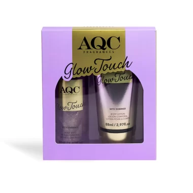 Glow Touch Shimmer Set Purple Body Lotion 88ml & Body Mist 88ml