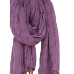 Φουλάρι Τσαλακωτό Μωβ Φουλάρι Τσαλακωτό Μωβ