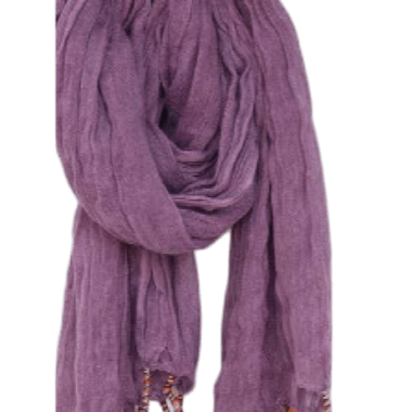 Φουλάρι Τσαλακωτό Μωβ