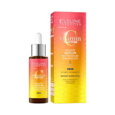 Vitamin C 3X Action Rich Serum Instant Glow & Fill 30ml Vitamin C 3X Action Rich Serum Instant Glow & Fill 30ml