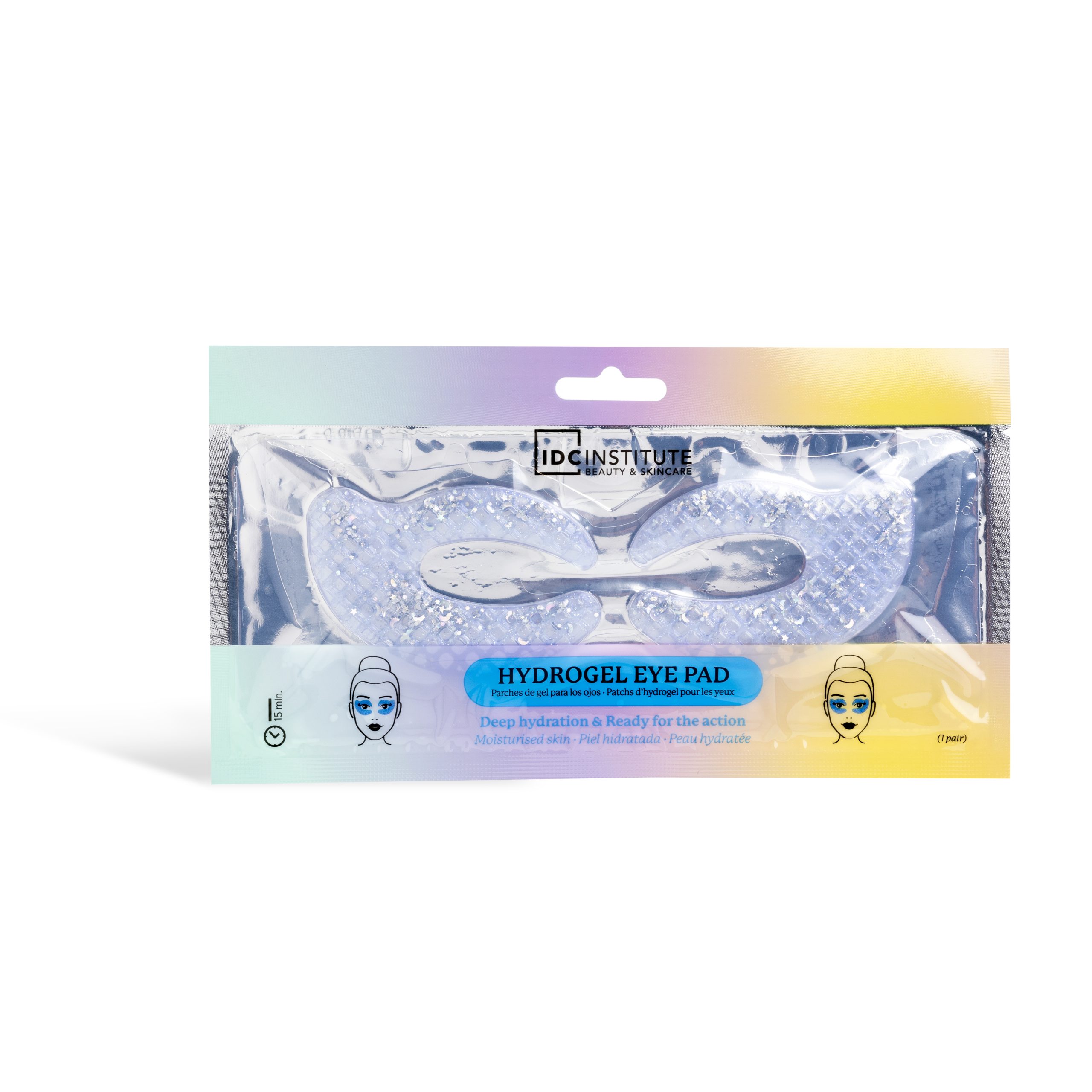 Glitter C Shaped Glitter Eye Mask Blue Glitter C Shaped Glitter Eye Mask Blue